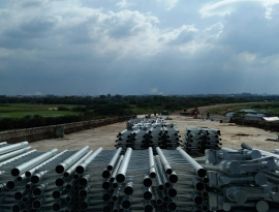 GIA CÔNG LẮP ĐẶT LAN CAN - CÔNG TRÌNH CẦU 319 LONG THÀNH DẦU GIÂY